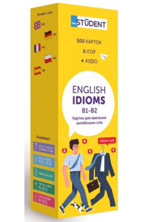 Картки для вивчення англійських слів English Idioms B1-B2