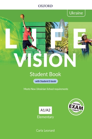 LIFE VISION Elementary Level: Student Book with Student Ebook, Ukrainian Edition