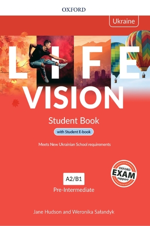 LIFE VISION Pre-Intermediate Level: Student Book with Student Ebook, Ukrainian Edition